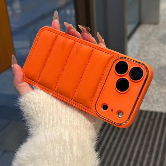 Cross-Border Winter-Applicable down Jacket iPhone Case