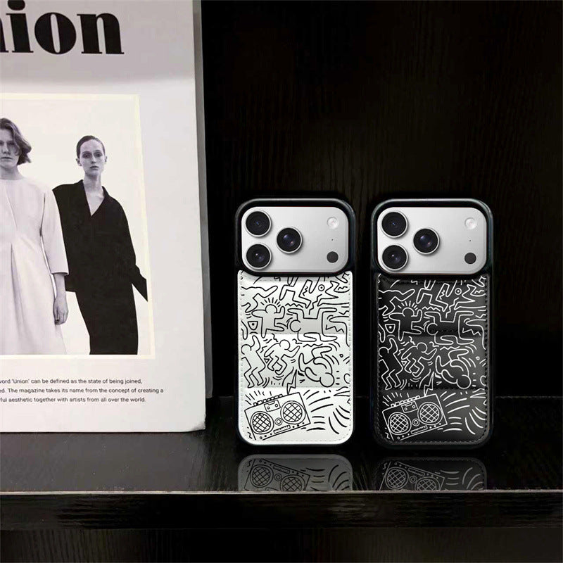 Down Jacket Art Line iPhone