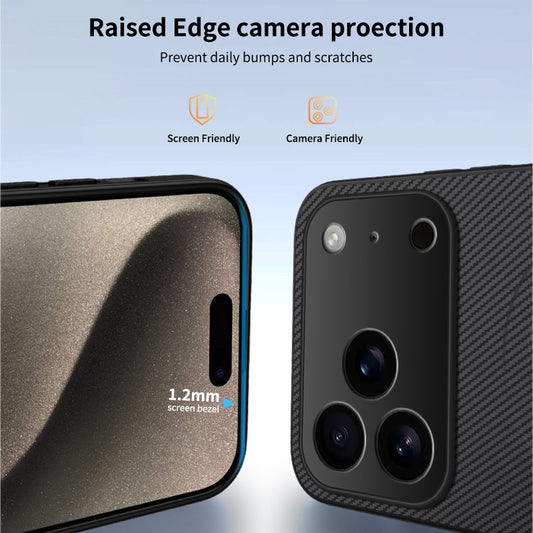 Carbon Fiber Magnetic Case for Apple iPhone 17