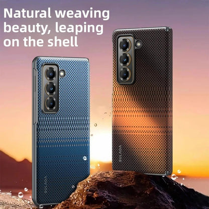 Fashional Slim Carbon Fiber Pattern Z Fold Series