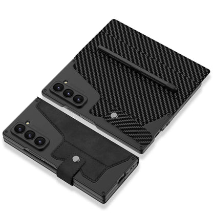 Luxury Flip Leather with Pen Holder for Z Fold Series