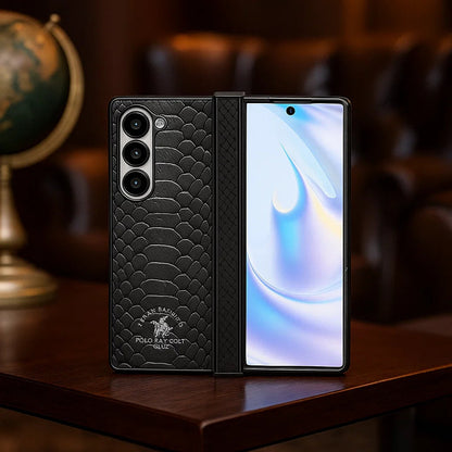 Dark Leather Case For Z Fold Series