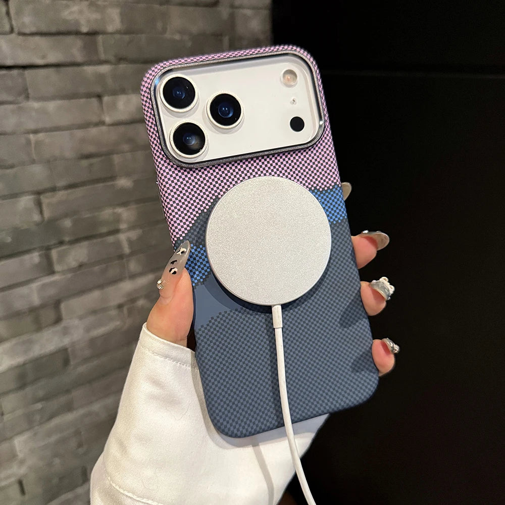 Luxury Carbon Fiber Case for iPhone 17 Series