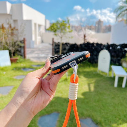 High-end Phone Case with Hidden Stand and Lanyard iPhone 17