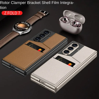 Leather Stand Holder Case  for Z Fold Series