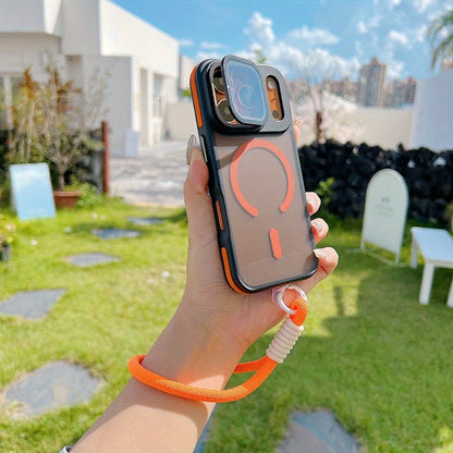 High-end Phone Case with Hidden Stand and Lanyard iPhone 17