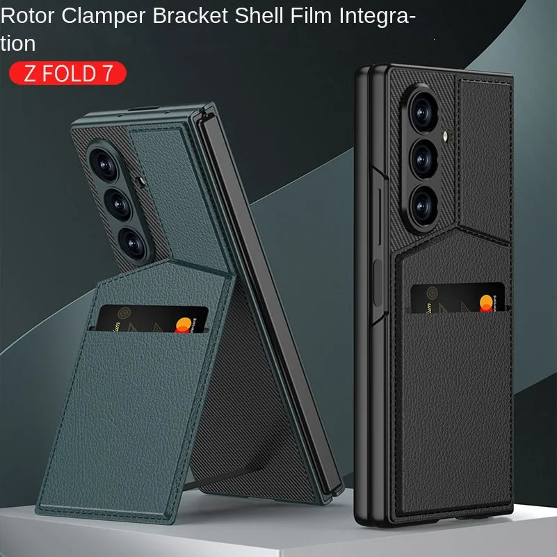 Leather Stand Holder Case  for Z Fold Series