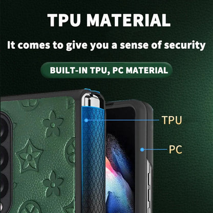 Luxury Bear Pattern  Case For Samsung Galaxy Z Fold Series