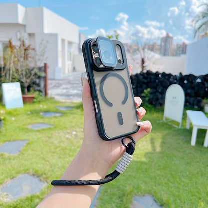 High-end Phone Case with Hidden Stand and Lanyard iPhone 17