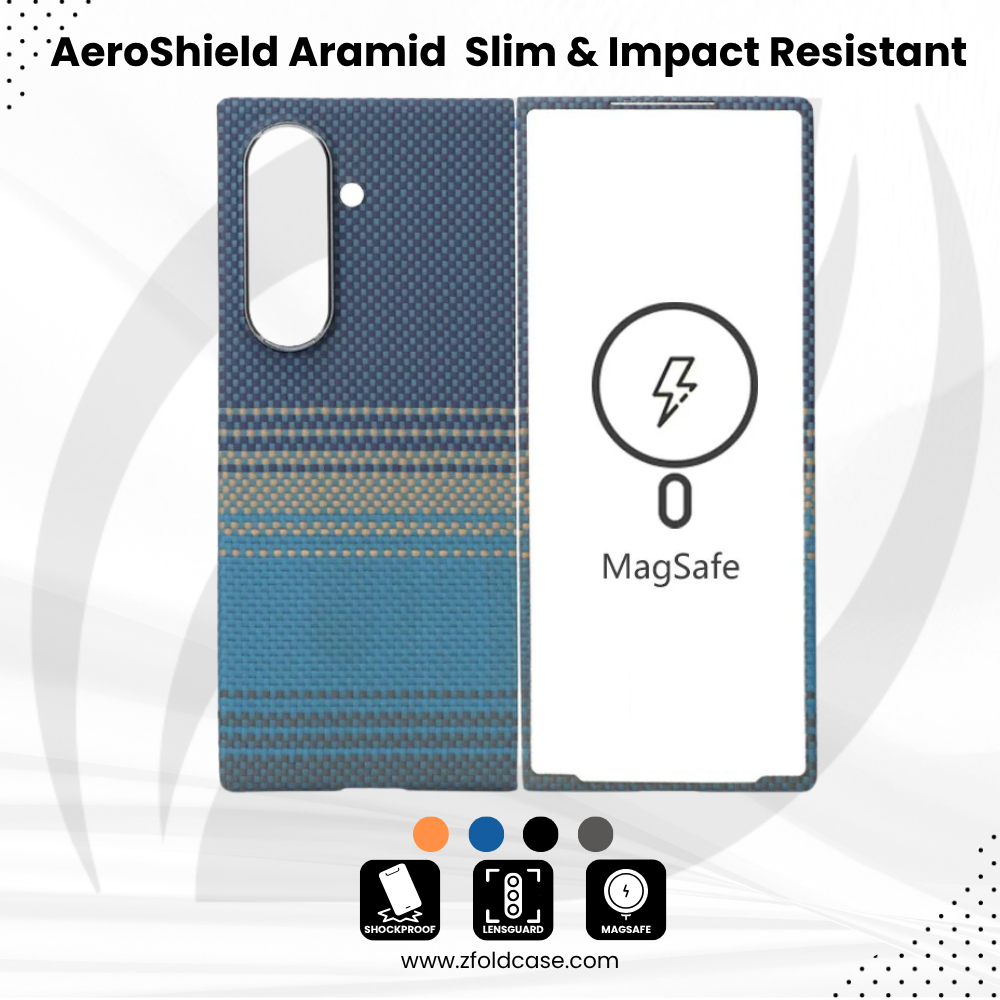 AeroShield Aramid Z Fold 7, 6 & 5 – Slim & Impact Resistant Case