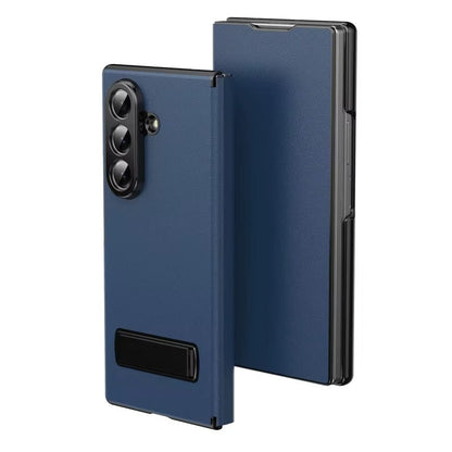 LuxEdge Fold 7,6,5,4– Ultra-Slim Leather Alloy Bracket Case