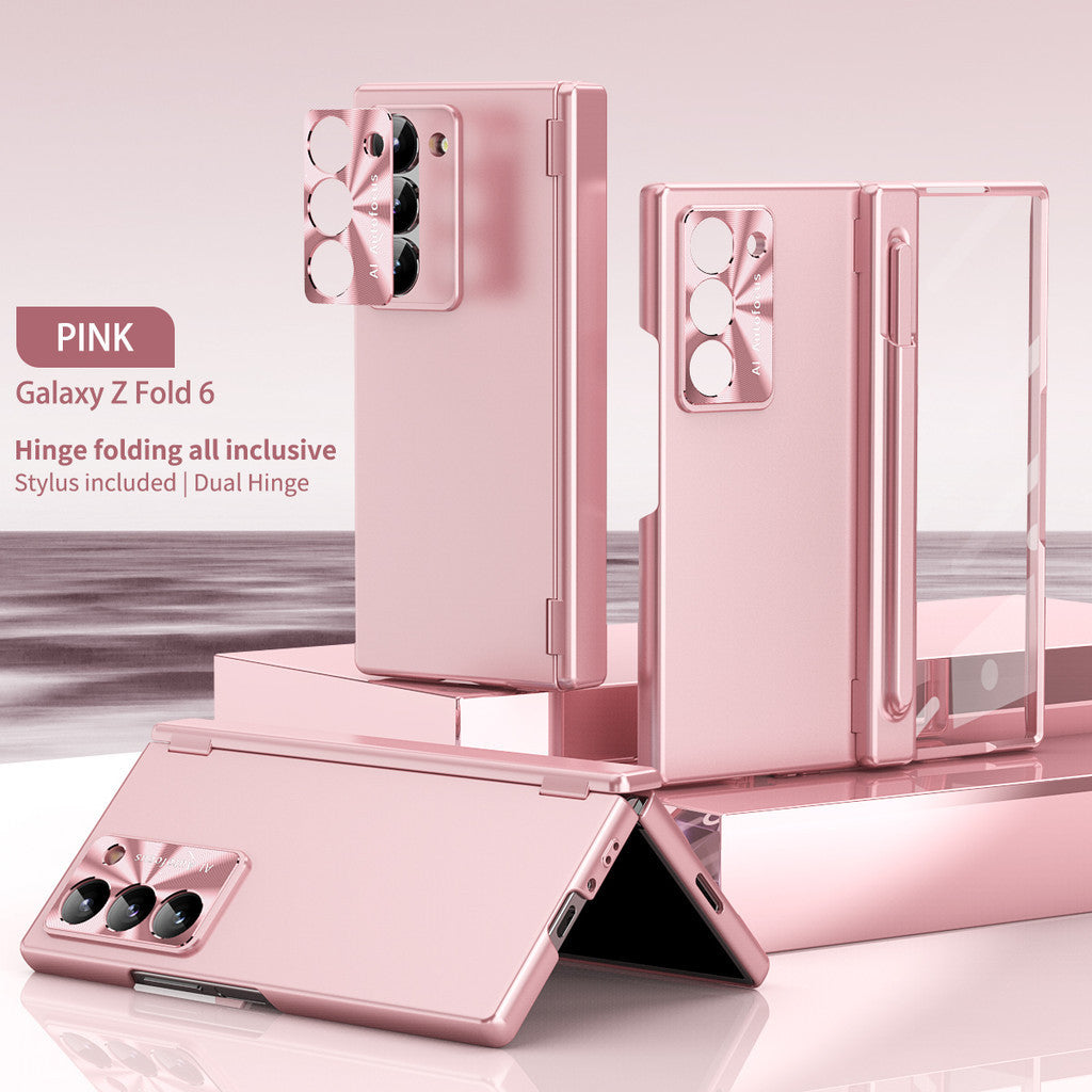 Electroplated Z Fold 7, 6, 5, 4 Hinge, Pen Slot Case