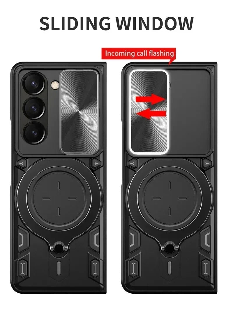 FlexiArmor Ring – Z Fold 7/6/5 360° Car Mount MagSafe Case