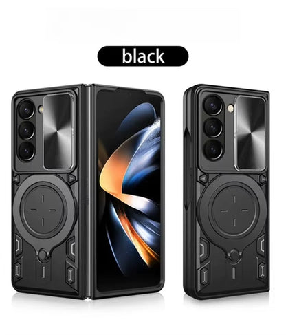 FlexiArmor Ring – Z Fold 7/6/5 360° Car Mount MagSafe Case