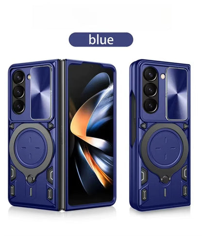 FlexiArmor Ring – Z Fold 7/6/5 360° Car Mount MagSafe Case