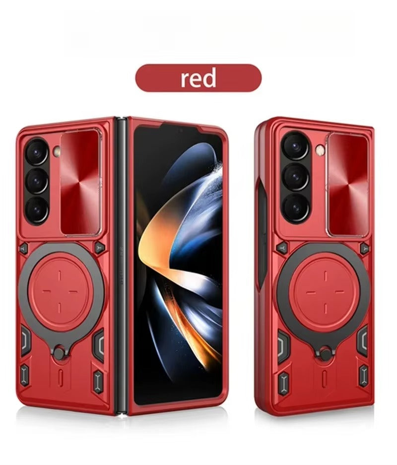 FlexiArmor Ring – Z Fold 7/6/5 360° Car Mount MagSafe Case