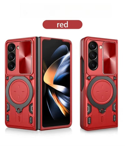 FlexiArmor Ring – Z Fold 7/6/5 360° Car Mount MagSafe Case