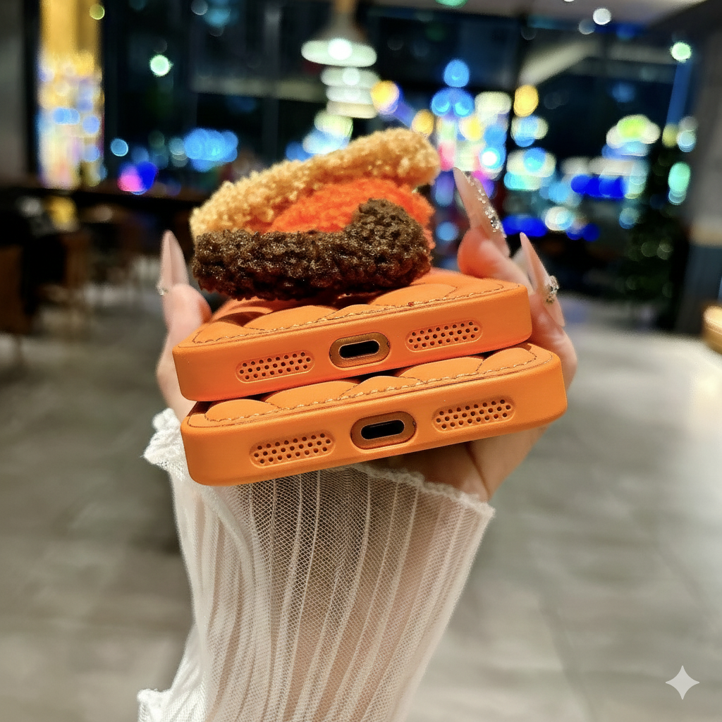 Internet Celebrity Doll Lanyard iPhone Case