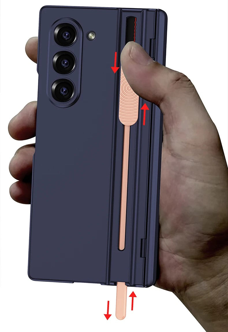 MagCore Ultra-Slim Shield Z Fold 7, 6, 5 - Magnetic Hinge & Stylus Holder Case