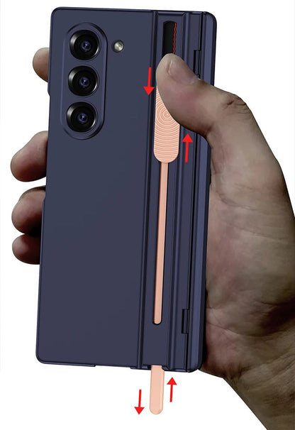 MagCore Ultra-Slim Shield Z Fold 7, 6, 5 - Magnetic Hinge & Stylus Holder Case