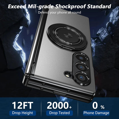 MagRing Fold – 360° Magnetic Ring Case with Full Hinge Protection