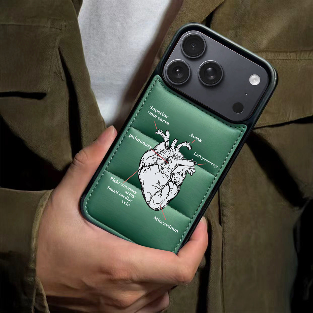 Jacket Trendy Brand Heart For iPhone