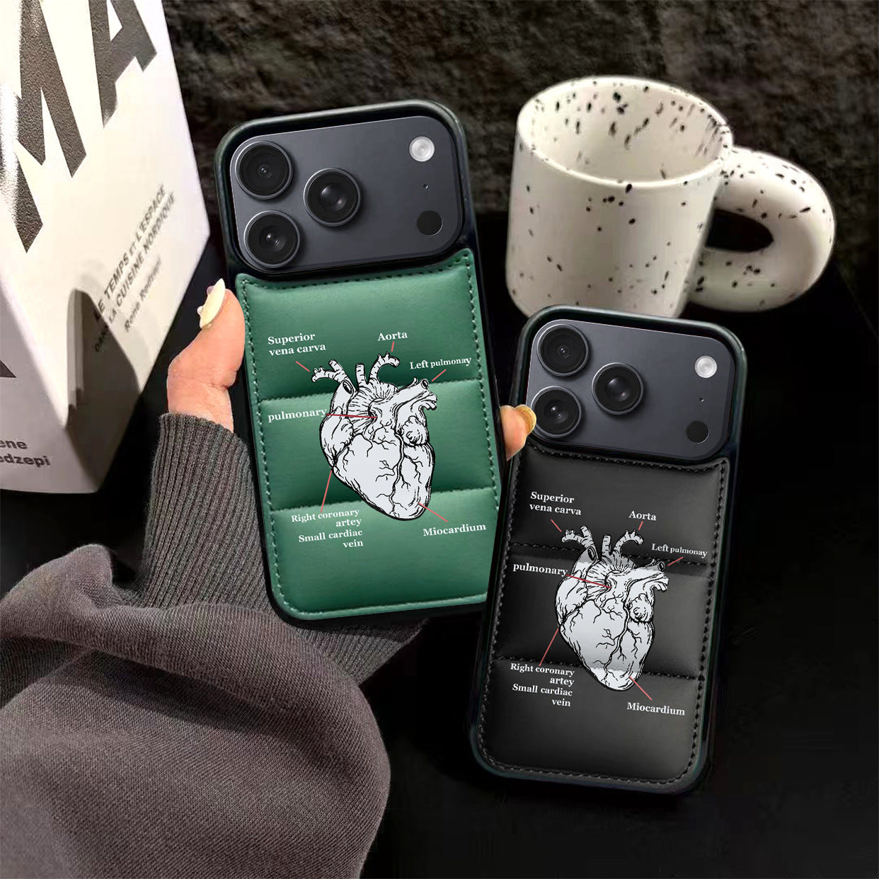 Jacket Trendy Brand Heart For iPhone