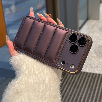 Cross-Border Winter-Applicable down Jacket iPhone Case