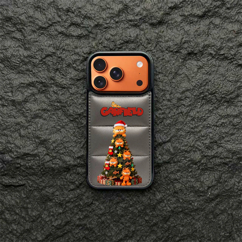 Down Jacket Christmas Garfield Iphone