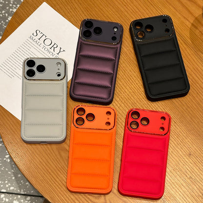 Cross-Border Winter-Applicable down Jacket iPhone Case