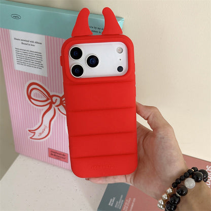 Three-Dimensional Devil Horn Angel Wings iPhone