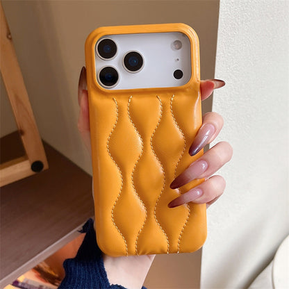 Oil Wax Leather down Jacket iPhone