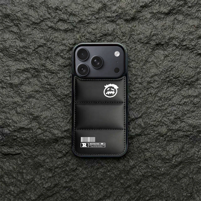 Cartoon down Jacket Kids Head iPhone