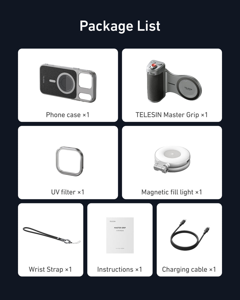 Photography Master Grip for iPhone 17 Pro/Pro Max