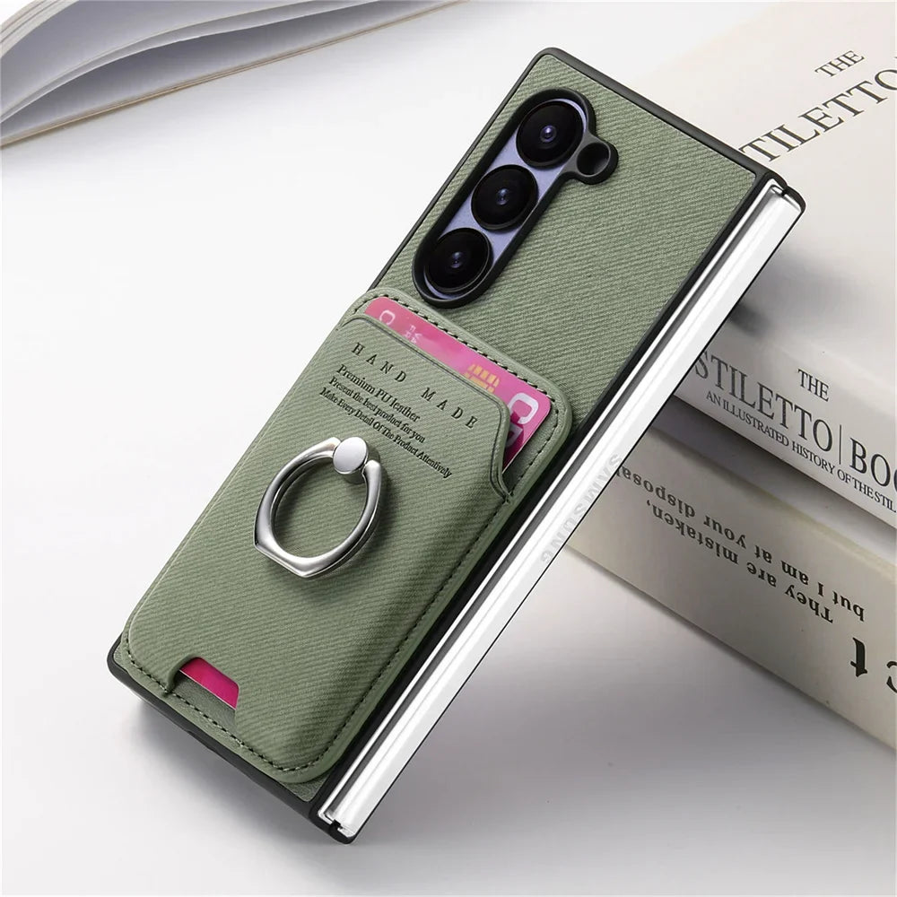 Luxury Leather Wallet Case