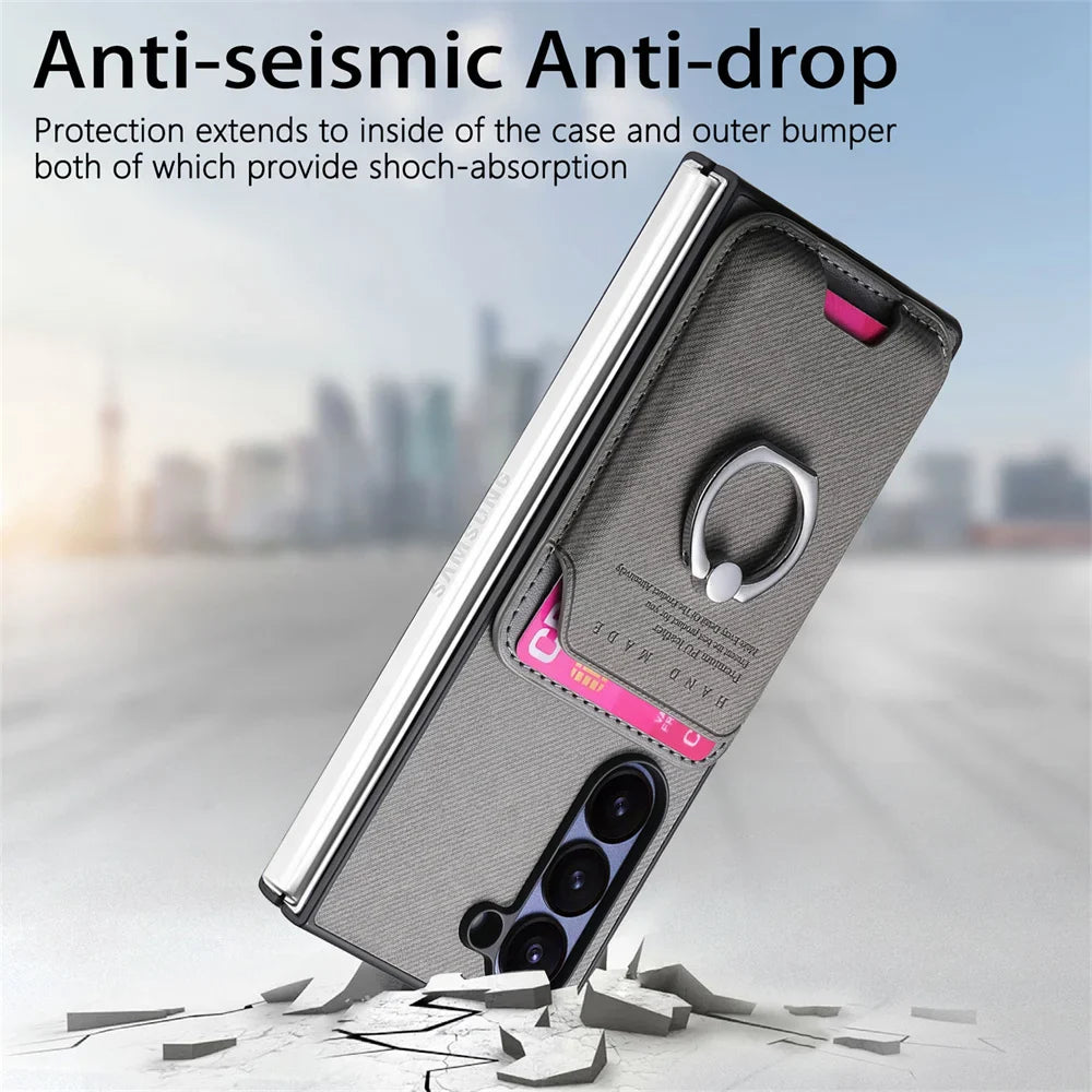 Luxury Leather Wallet Case