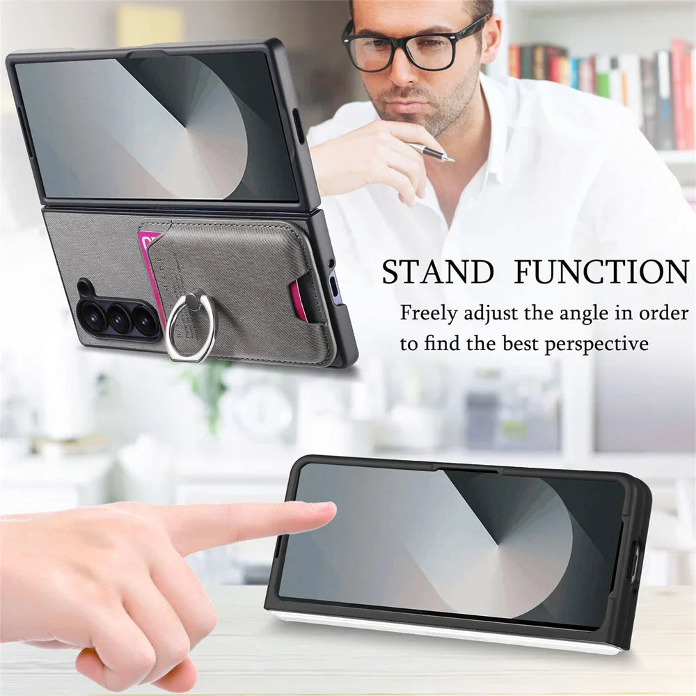 Luxury Leather Wallet Case