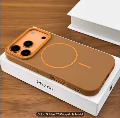 Magnetic Matte Soft Case Compatible with iPhone 17