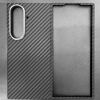 FeatherShield –  Z Fold 7, 6 Ultra-Slim Aramid Carbon MagSafe Case