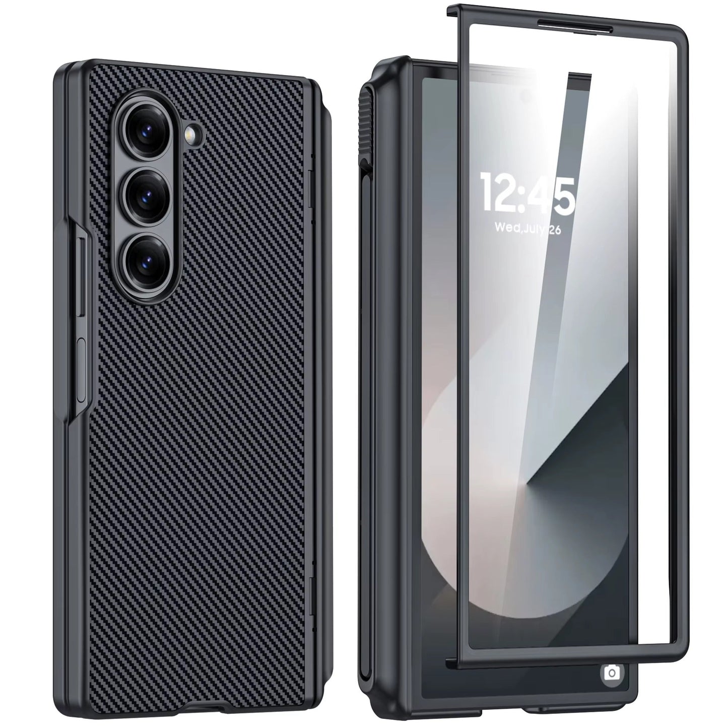 StealthNote Z Fold 7, 6 – Magnetic S Pen Full Protection  Case