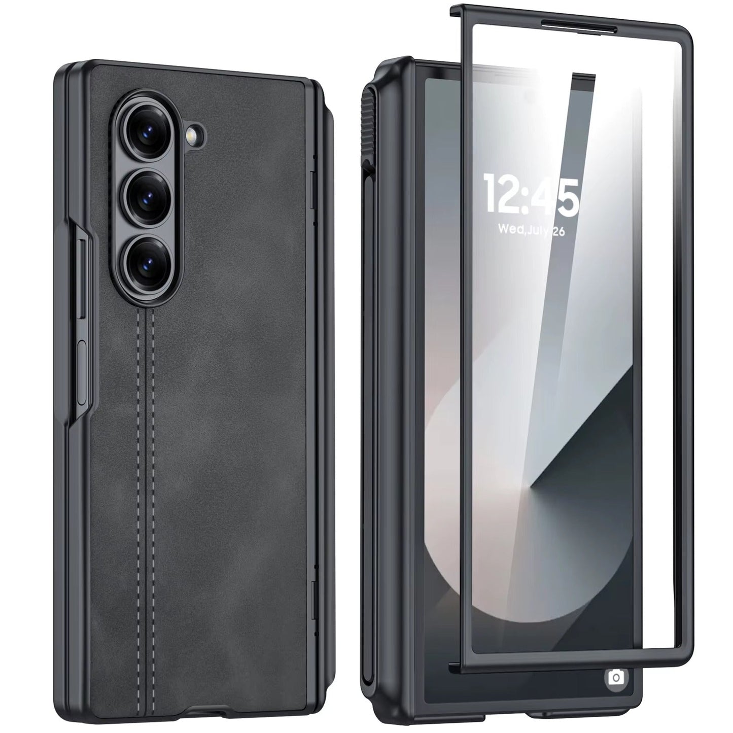 StealthNote Z Fold 7, 6 – Magnetic S Pen Full Protection  Case