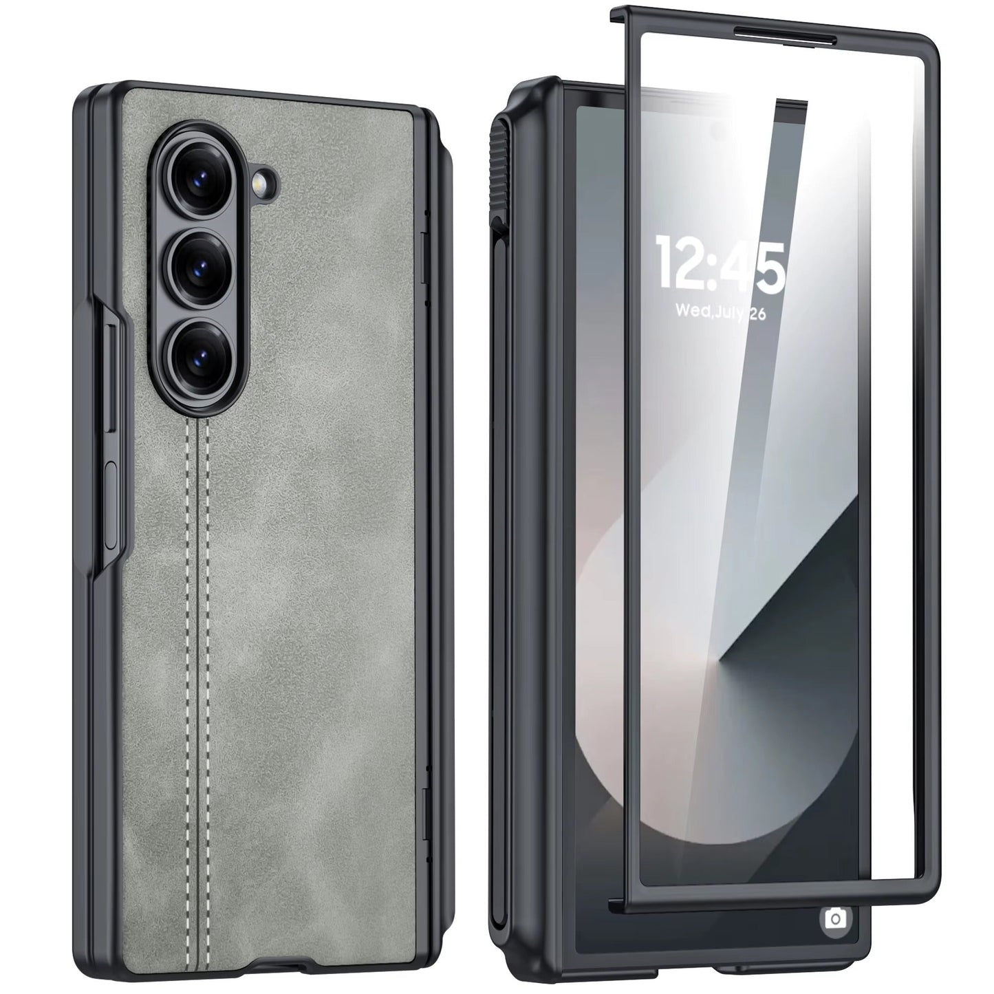 StealthNote Z Fold 7, 6 – Magnetic S Pen Full Protection  Case