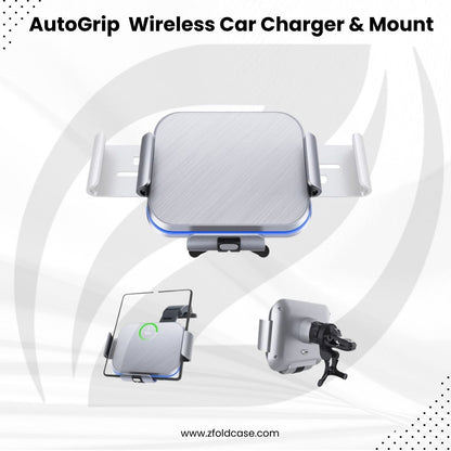 AutoGrip Z Fold Wireless Car Charger & Mount