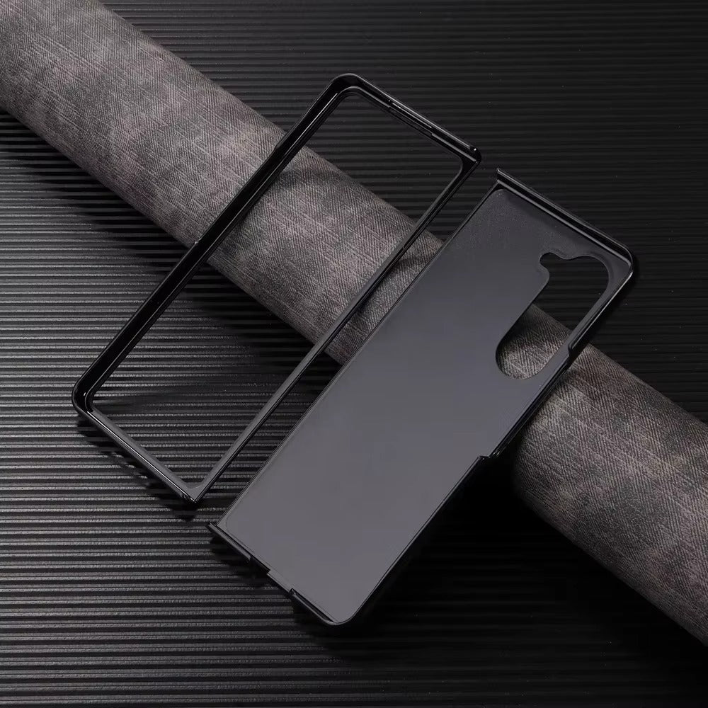 LuxFold Wallet – PU Leather Card Slot Case for Z Fold 7, 6, 5, 4