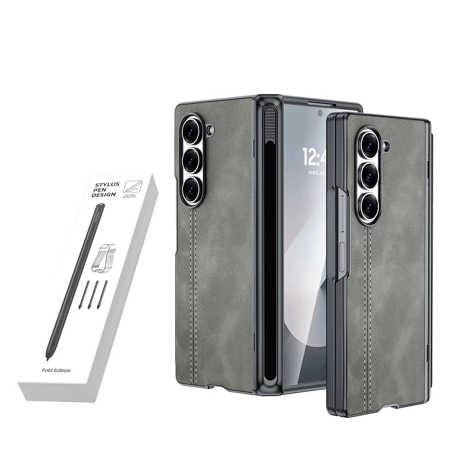 StealthNote Z Fold 7, 6 – Magnetic S Pen Full Protection  Case