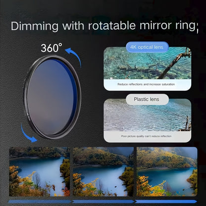 Magnetic CPL Polarizing Filter for Mobile Phones