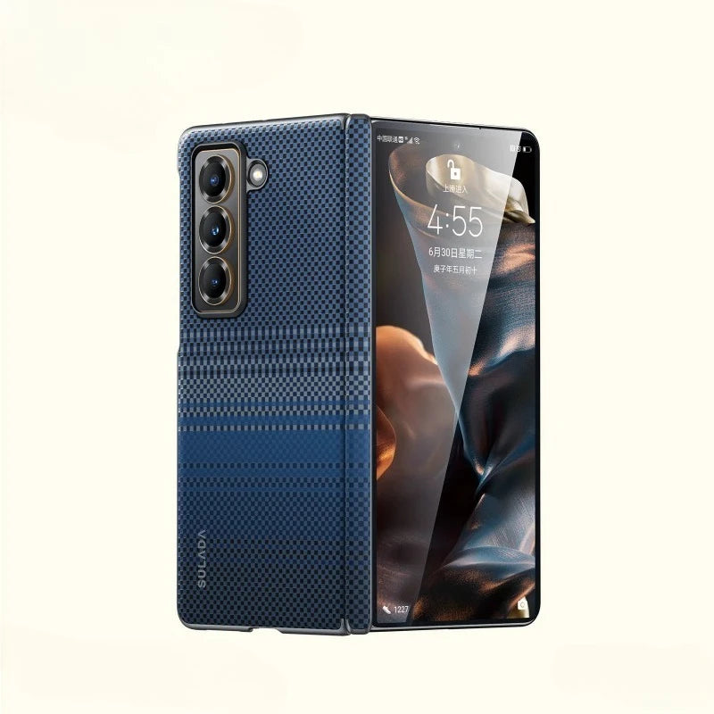 Fashional Slim Carbon Fiber Pattern Z Fold Series