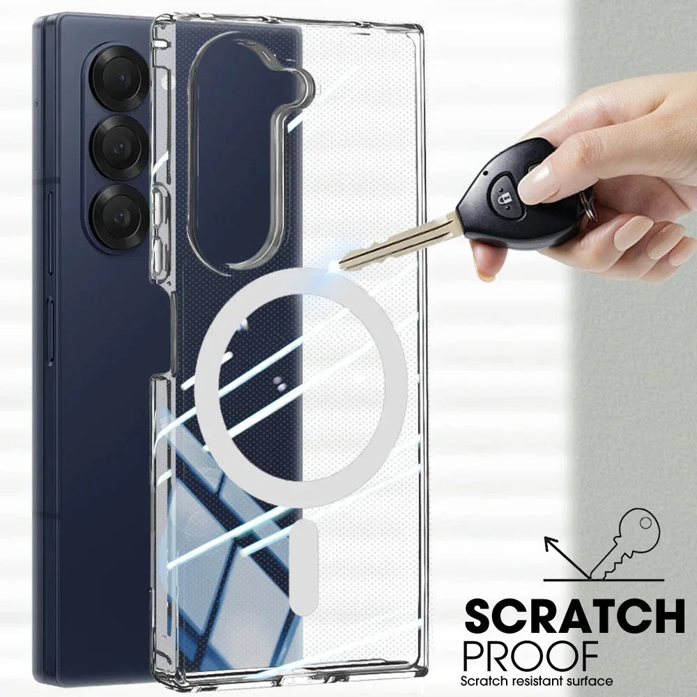 ClearMag Fold 7, 6 Ultra-Slim Transparent MagSafe Case