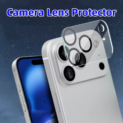 2pcs Anti-Peep Privacy Glass Screen Protector & 1pc Camera Lens Protector for iPhone 17