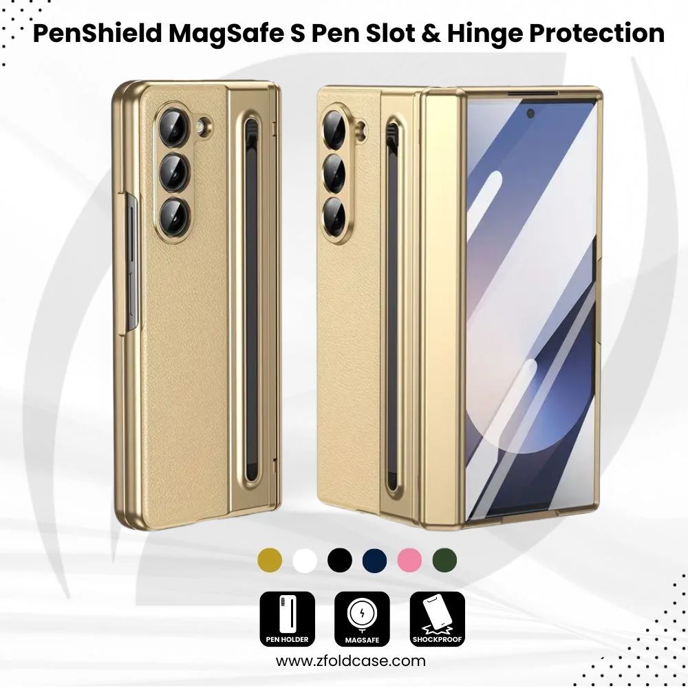 PenShield Ultra Slim – MagSafe Case with S Pen Slot & Hinge Protection